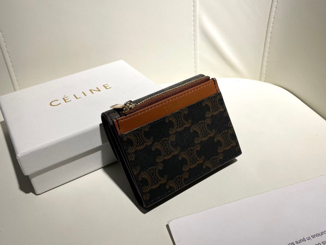 【超人気☆希少】CELINE スモールウォレット トリオンフ カーフスキン